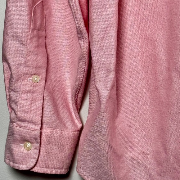 Ralph Lauren Men’s Pink Yarmouth Cotton Oxford Button Down Shirt Sz 16/36 - Picture 8 of 10